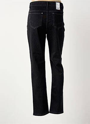 Jeans coupe slim stretch taille normale noir ANNA MONTANA femme