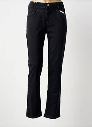 Pantalon slim stretch taille normale noir ANNA MONTANA femme