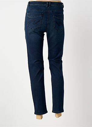 Jeans coupe slim tissage brut taille normale bleu BARBARA LEBEK femme