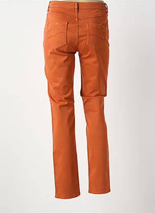 Pantalon slim taille normale taille normale orange GUY DUBOUIS femme