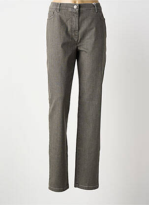Jeans coupe droite stretch taille normale gris TONI femme