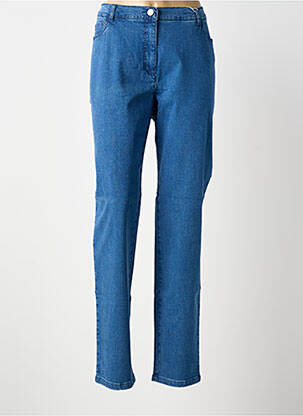 Jeans coupe slim tissage brut taille normale bleu TONI femme