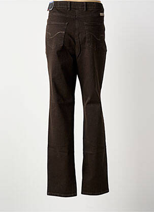 Jeans coupe droite taille normale taille normale marron TONI femme