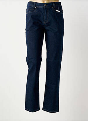 Jeans coupe slim tissage brut taille normale bleu ANNA MONTANA femme