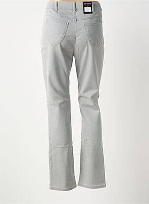 Jeans coupe slim stretch taille normale gris ANNA MONTANA femme
