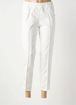 Jegging stretch taille normale beige FRANK WALDER femme