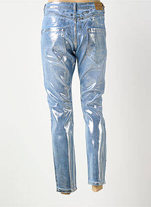 Pantalon slim taille normale taille normale bleu PLACE DU JOUR femme