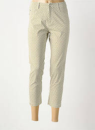 Pantacourt stretch taille normale beige TINTA femme