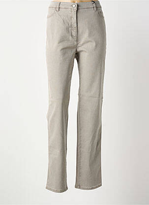 Jeans coupe droite gris TONI femme