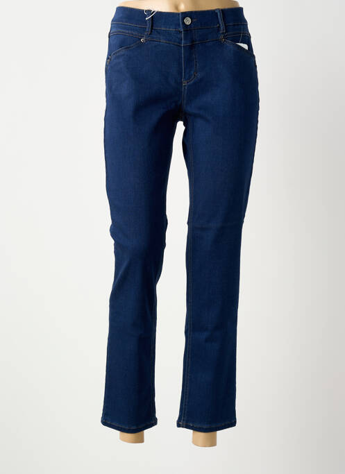 Jeans coupe slim tissage brut taille normale bleu ANNA MONTANA femme