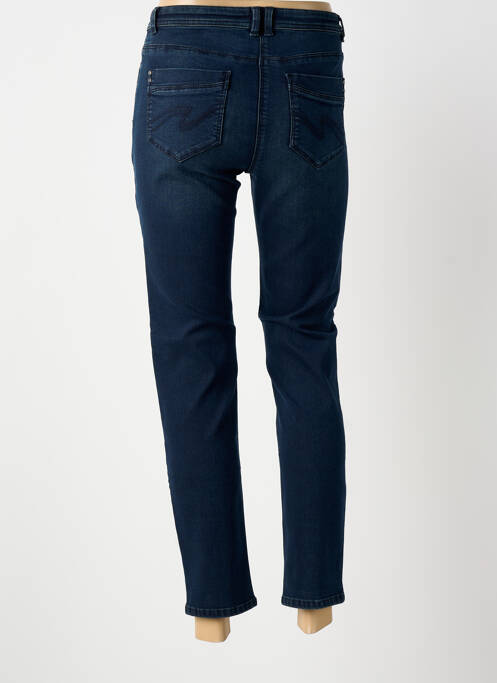 Jeans coupe slim tissage brut taille normale bleu BARBARA LEBEK femme