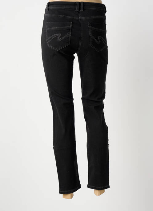 Pantalon 7/8 stretch taille normale noir BARBARA LEBEK femme