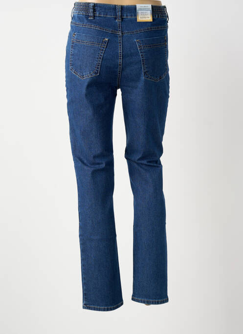 Jeans coupe slim tissage brut taille normale bleu ANNA MONTANA femme
