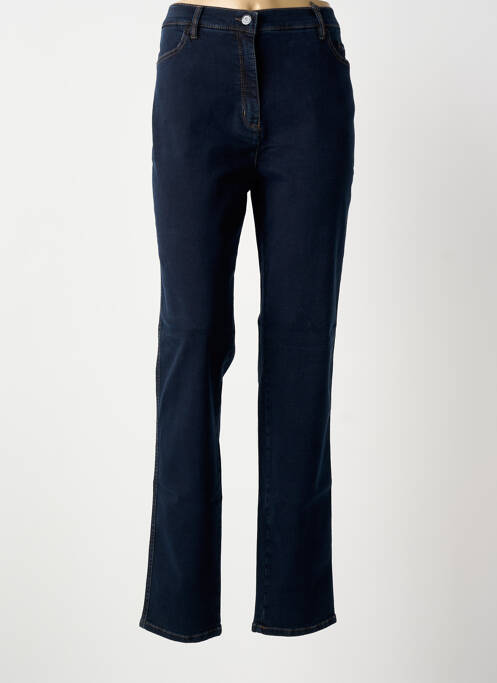 Jeans coupe droite stretch taille normale bleu TONI homme