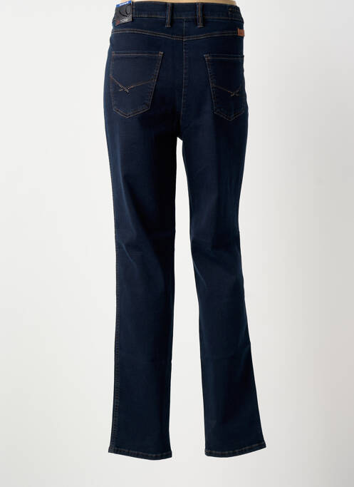 Jeans coupe droite stretch taille normale bleu TONI homme