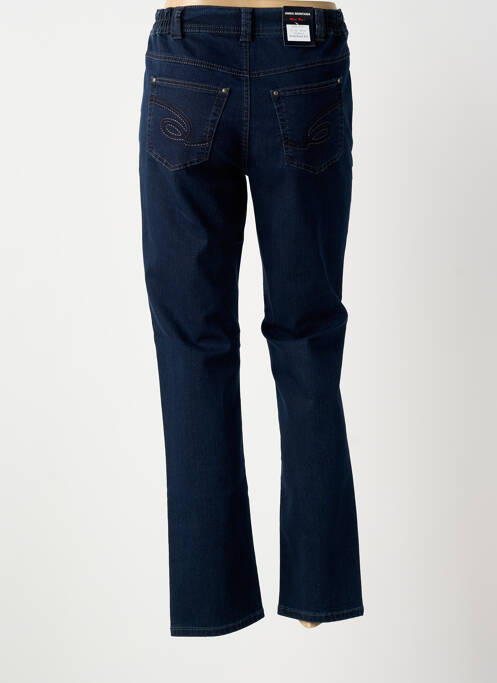 Jeans coupe slim tissage brut taille normale bleu ANNA MONTANA femme