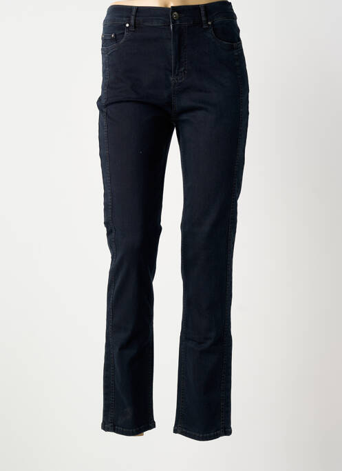Pantalon slim taille élastique taille normale bleu ANNA MONTANA femme