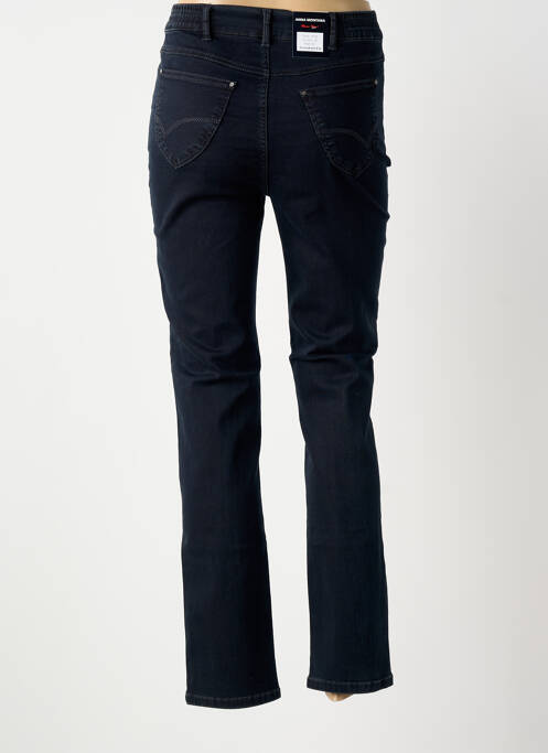 Pantalon slim taille élastique taille normale bleu ANNA MONTANA femme
