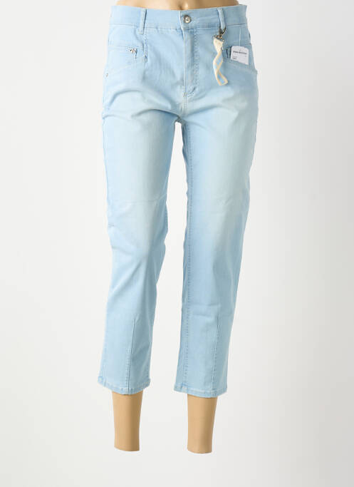 Pantacourt bleu ANNA MONTANA femme