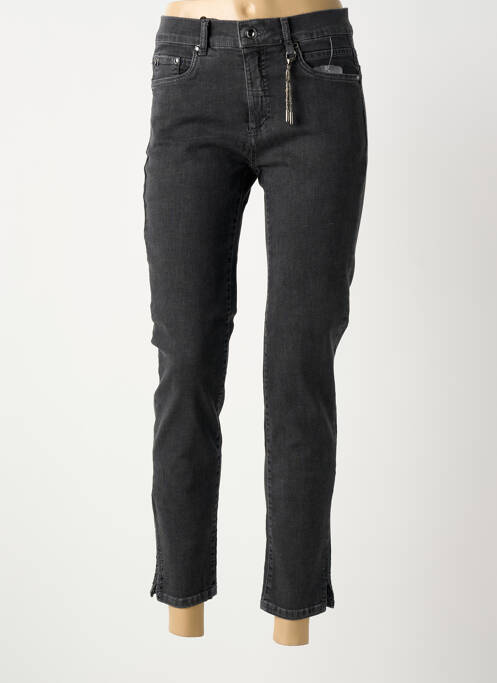 Pantalon 7/8 gris ANNA MONTANA femme