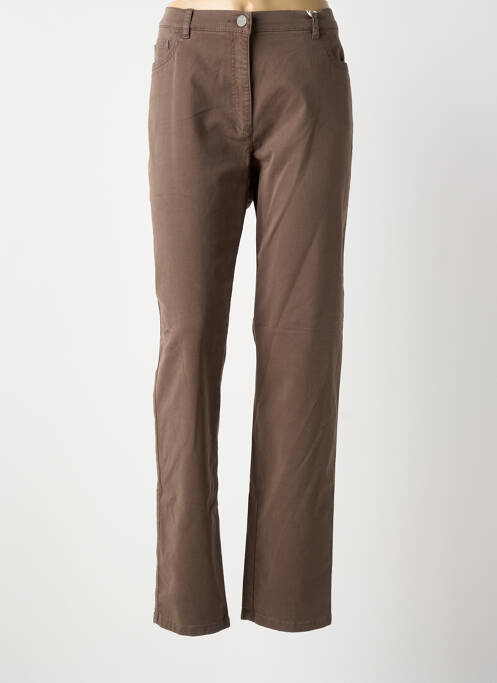 Pantalon slim marron TONI femme