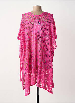 Tunique manches courtes coupe fluide rose BARANDI femme
