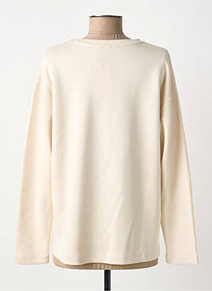 Sweat-shirt stretch manches longues beige TINTA STYLE femme
