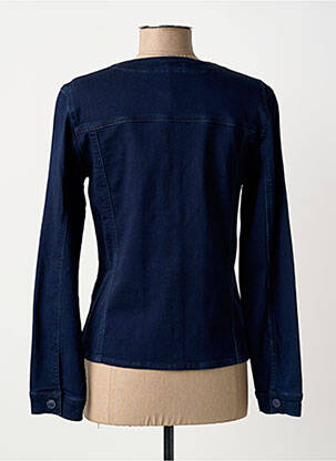 Veste casual col rond bleu THOMAS RABE femme