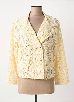 Blazer fausses poches beige MADE IN ITALY femme