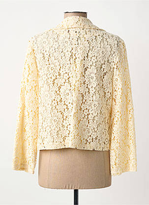 Blazer fausses poches beige MADE IN ITALY femme