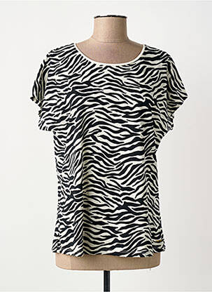 T-shirt stretch manches courtes noir SAINT JAMES femme