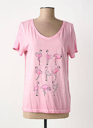T-shirt rose REVER MILE femme