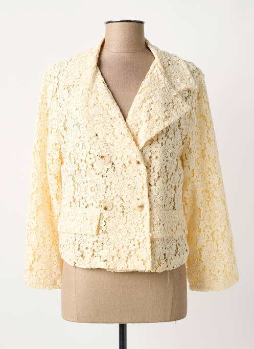 Blazer beige MADE IN ITALY femme