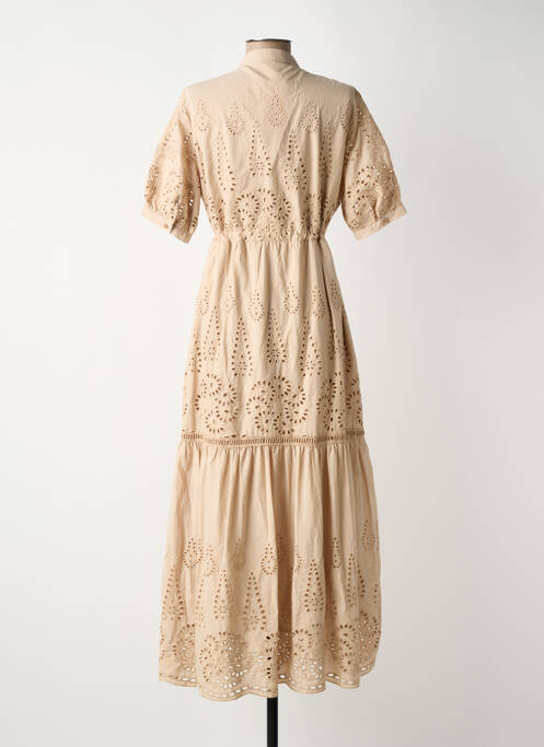 Robe longue beige BISOU'S PROJECT femme