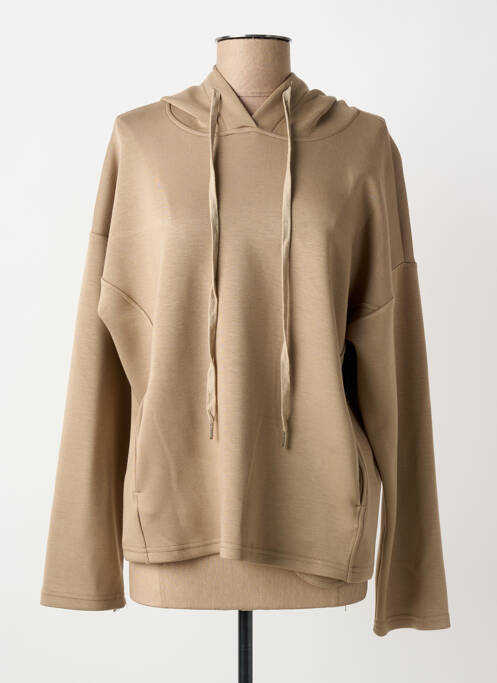 Sweat-shirt à capuche marron TINTA STYLE femme