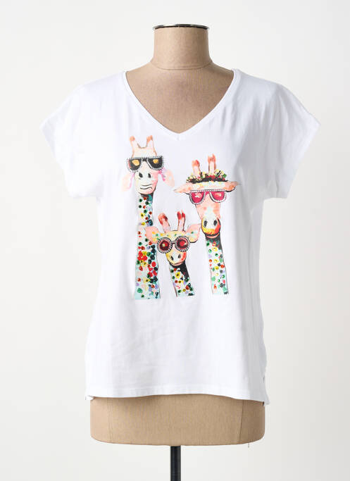 T-shirt blanc BARILOCHE femme