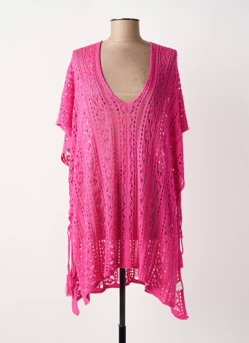 Tunique manches courtes rose BARANDI femme