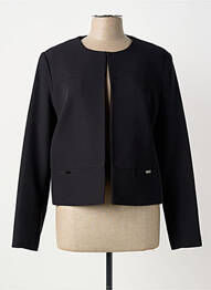 Veste casual col rond noir GREGORY PAT femme