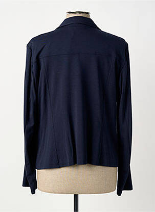Veste casual col chemisier bleu MERI & ESCA femme