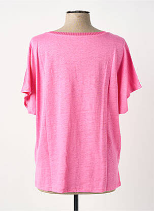 T-shirt coupe droite manches courtes rose MPC (MA PETITE CAPSULE) femme