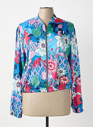 Veste casual col rond bleu TINTA femme