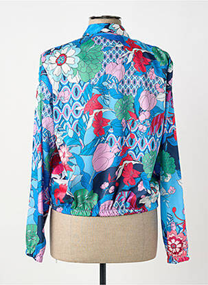 Veste casual col rond bleu TINTA femme