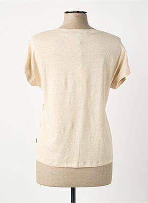 T-shirt imprimé fantaisie manches courtes beige ANANKE femme