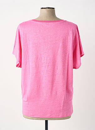 T-shirt coupe droite manches courtes rose MPC (MA PETITE CAPSULE) femme
