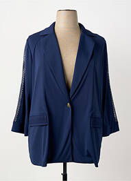 Veste casual col tailleur bleu ANANKE femme