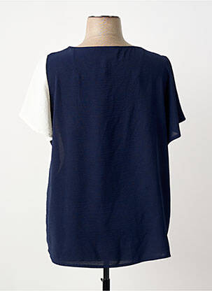 Top manches courtes manches courtes bleu AN II VITO femme