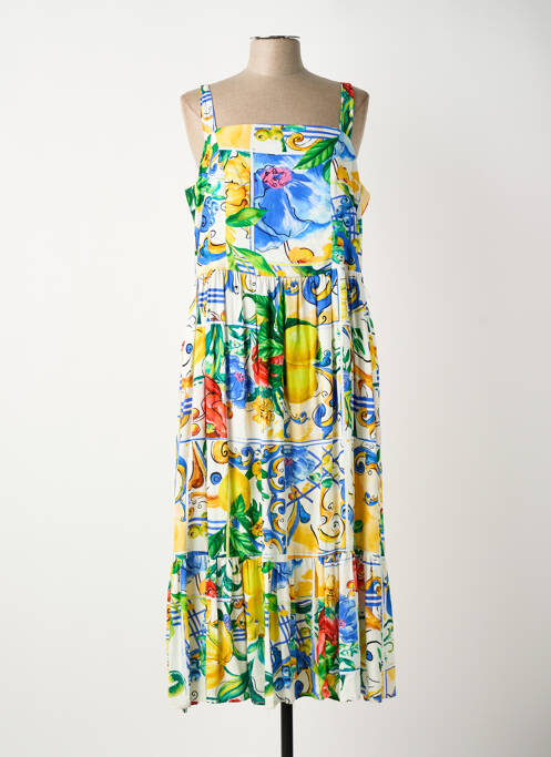 Robe longue bleu DOLCEZZA femme