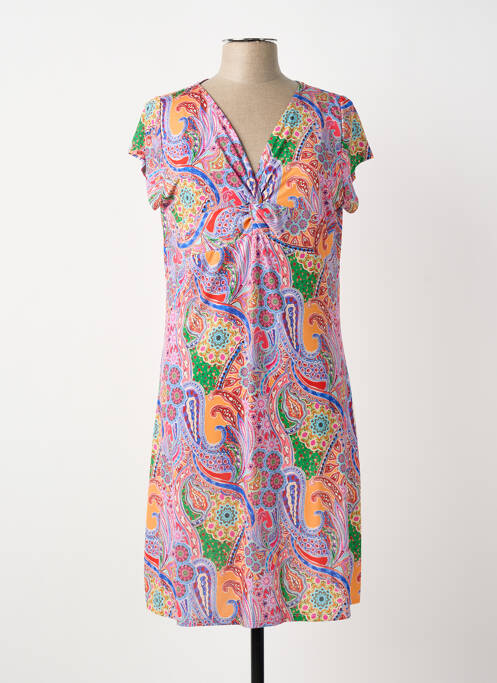 Robe mi-longue violet TINTA femme