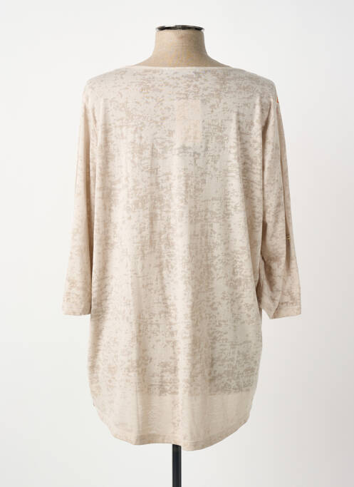 Tunique manches longues beige CAPUCCINO femme