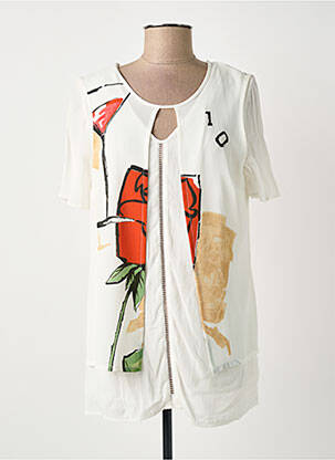 Twin-set blanc MERI & ESCA femme